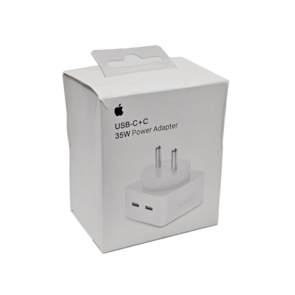apple 35w dual usb‑c adapter
