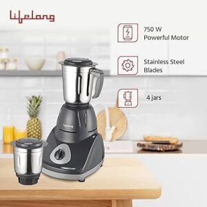 lifelong 750w juicer mixer grinder