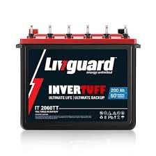 livguard invertuff it 5000tt 200ah battery