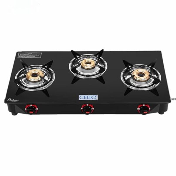 cello maxima 3 burner gas stove