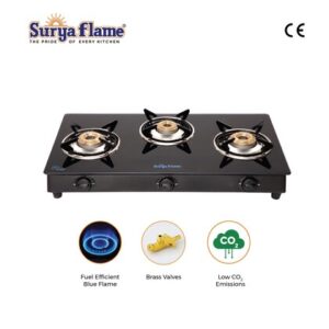 surya flame king 3 burner gas stove
